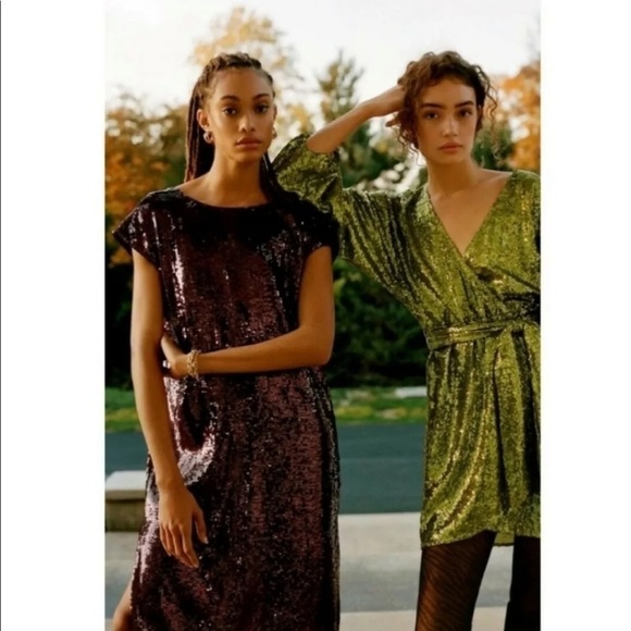 NWT Anthropologie Maeve sequined mini dress size extra small dance party club - Picture 2 of 13